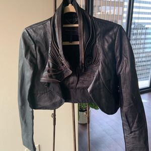 BCBG LEATHER JACKET